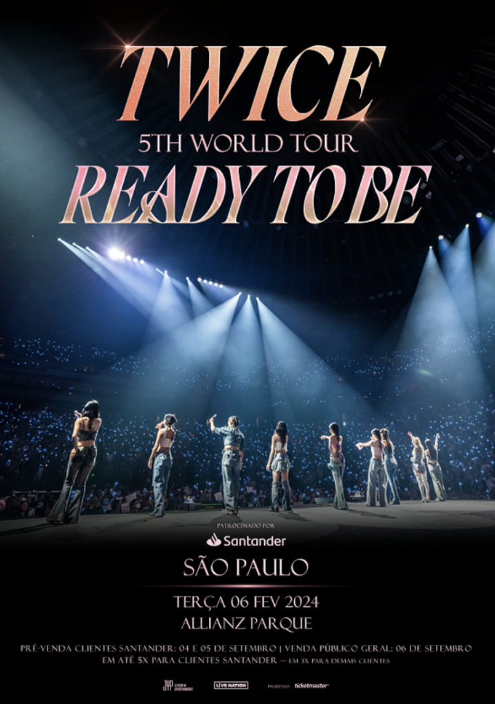 Twice shows no Brasil em 2023: ingressos e meia-entrada - DNE