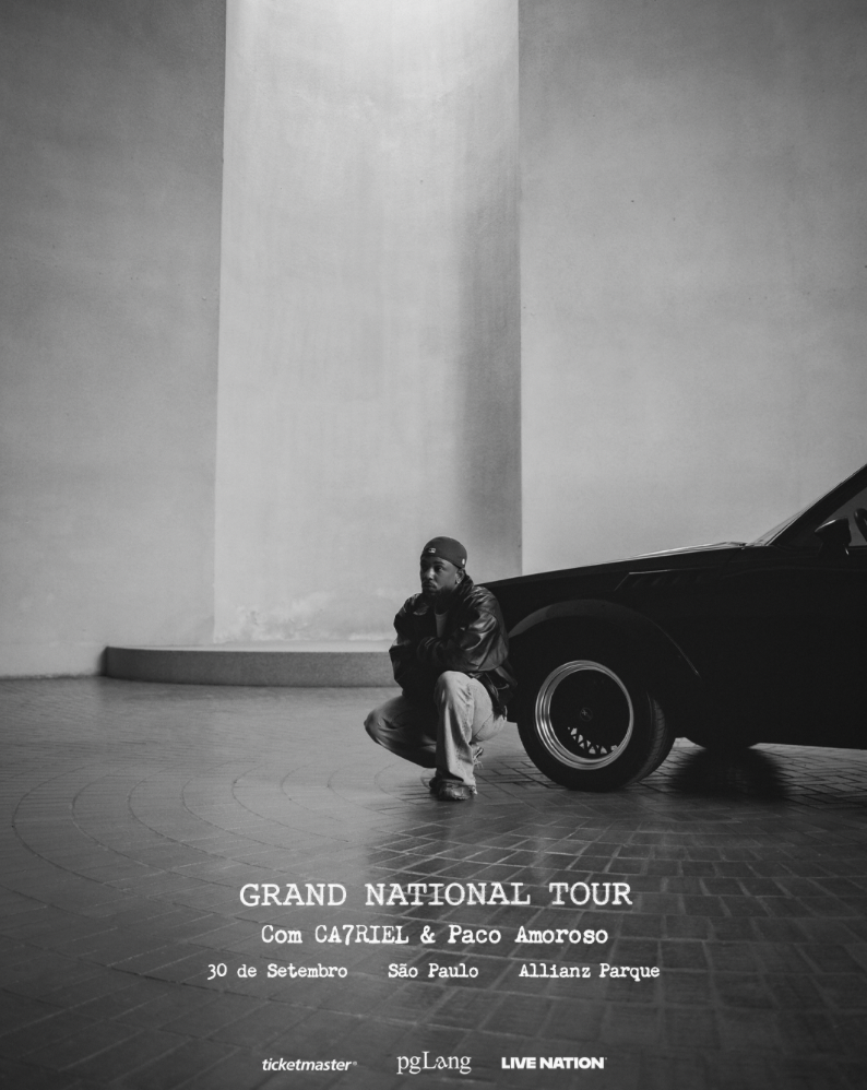 Rapper se apresenta em São Paulo no dia 30 de setembro; turnê também passa por outros países da América Latina