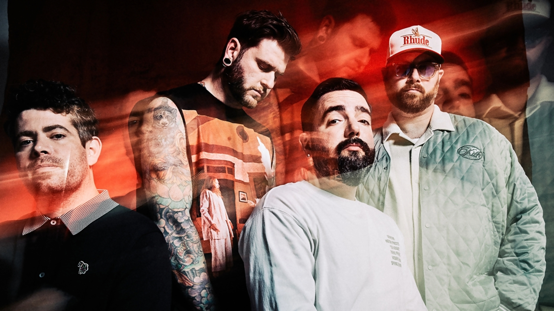 Foto promocional da banda A Day To Remember durante a era do álbum Big Ole Album Vol. 1.