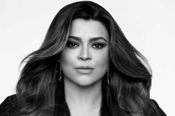 Retrato em preto e branco de Preta Gil com expressão séria, usado em matéria sobre seu velório no Theatro Municipal do Rio