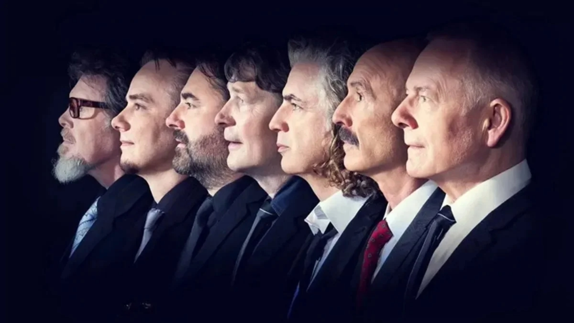 Formação atual do King Crimson reunida em 2025 para gravação de novo álbum