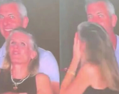 Executivos Andy Byron e Kristin Cabot flagrados pela câmera do amor durante show do Coldplay em Boston.