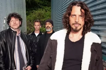 Soundgarden com Chris Cornell em foto promocional, banda finaliza álbum com vocais inéditos do vocalista.