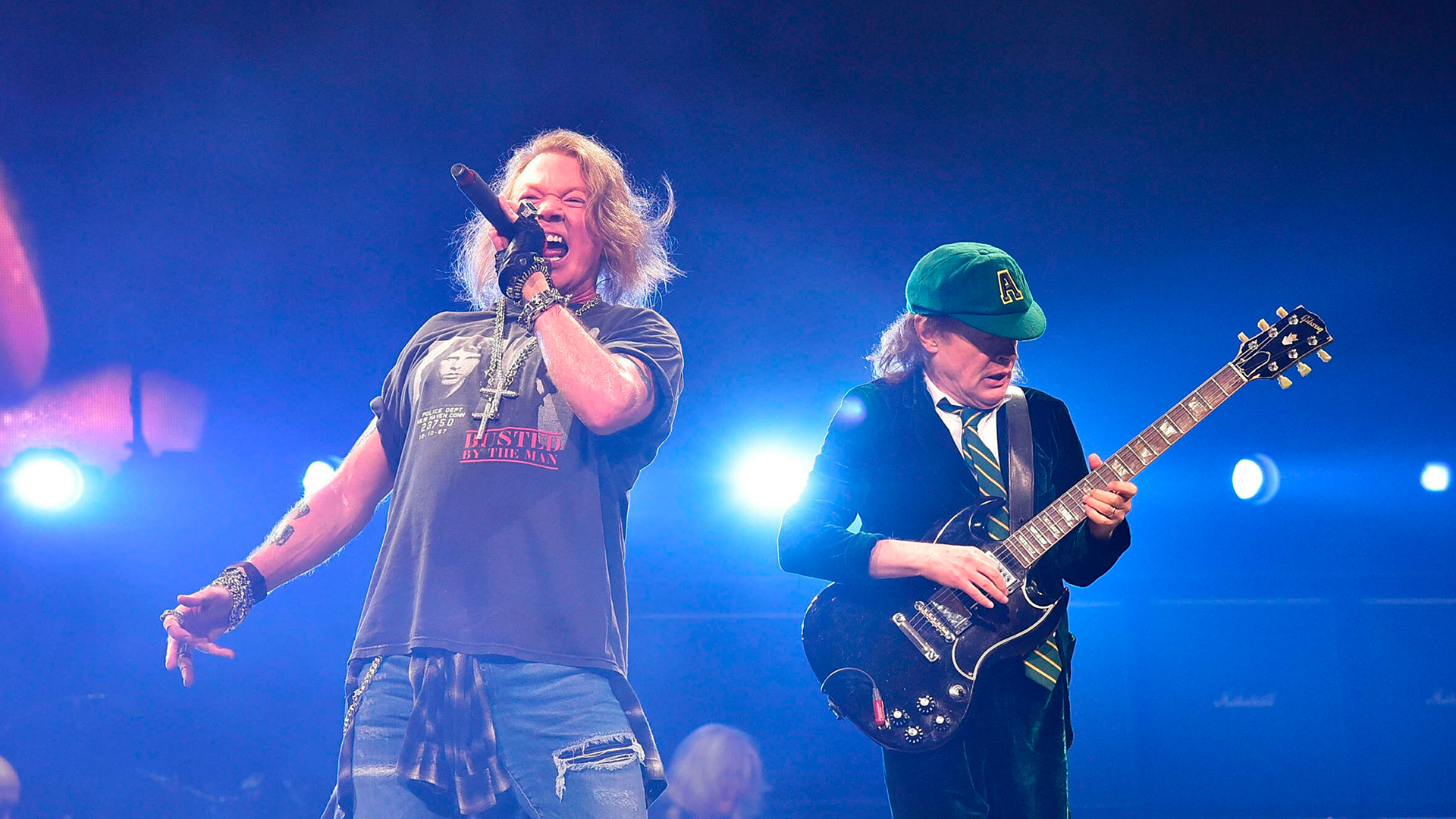 Axl Rose e Angus Young