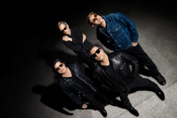 Integrantes do Barão Vermelho reunidos para a turnê Encontro com a formação original