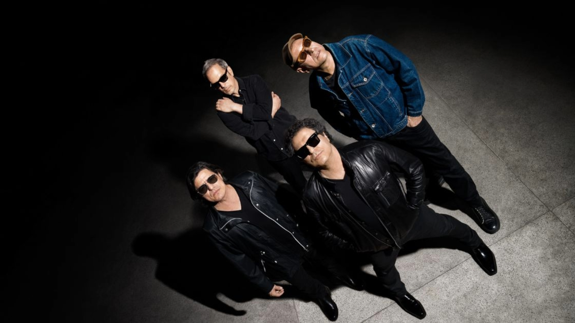 Integrantes do Barão Vermelho reunidos para a turnê Encontro com a formação original