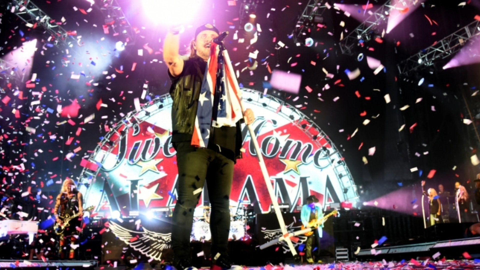 Lynyrd Skynyrd durante apresentação ao vivo, banda é atração confirmada no Monsters of Rock 2026