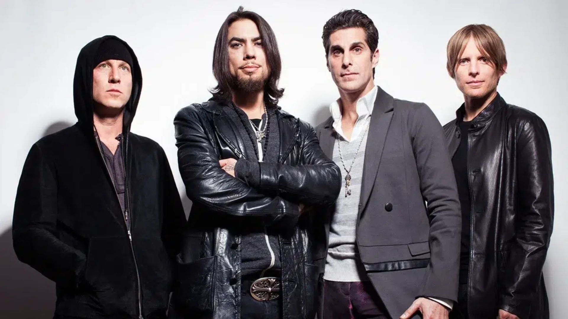Integrantes do Jane’s Addiction em foto promocional após anúncio de separação oficial da banda