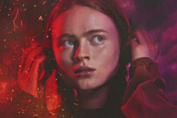 Cena de Stranger Things destacando a atmosfera sombria da série e sua trilha sonora marcante dos anos 1980.