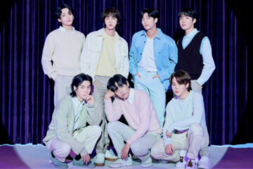 BTS, grupo de k-pop da BIGHIT MUSIC, em foto promocional oficial antes da turnê mundial de 2026