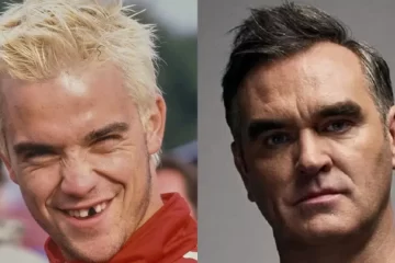 Robbie Williams e Morrissey; cantor homenageia ex-vocalista do The Smiths em novo álbum Britpop