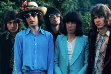 Rolling Stones em 1970 durante a era do álbum Let It Bleed, período de lançamento de Gimme Shelter