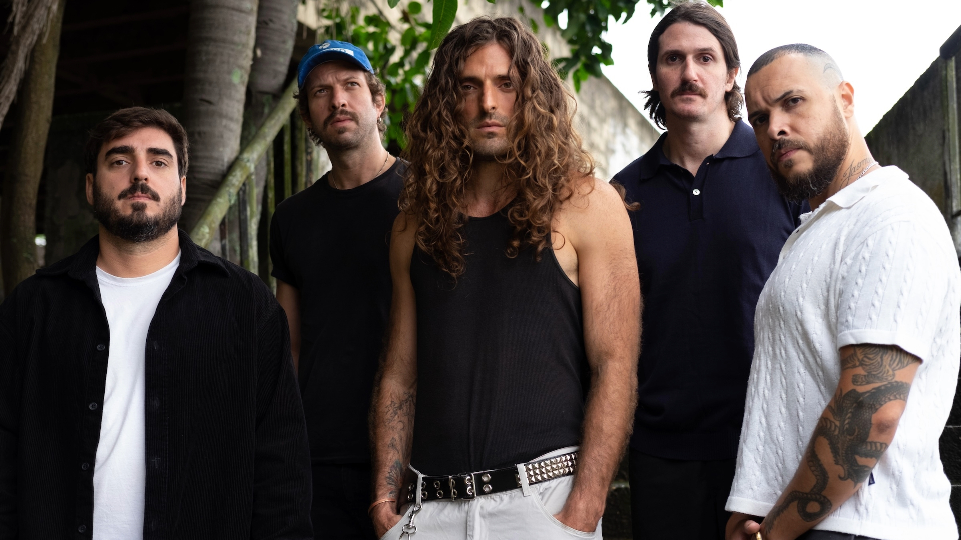 Integrantes da banda RANCORE em foto promocional do álbum BRIO