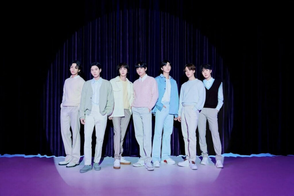 Foto promocional do grupo BTS