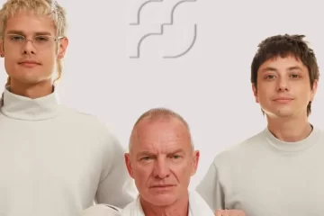 Ca7riel, Paco Amoroso e Sting em imagem promocional do novo single