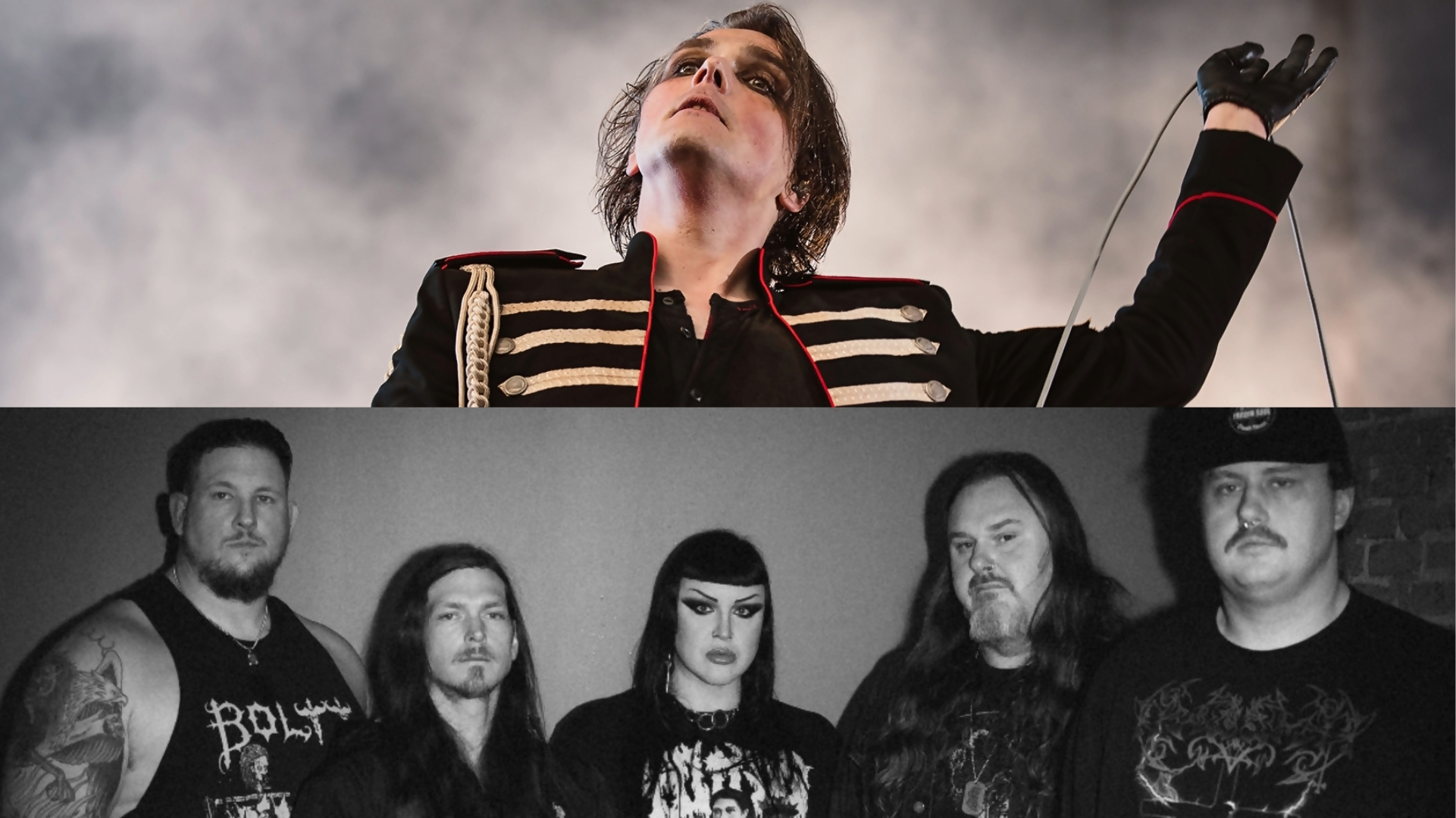 Gerard Way em colaboração com a banda de death metal Frozen Soul