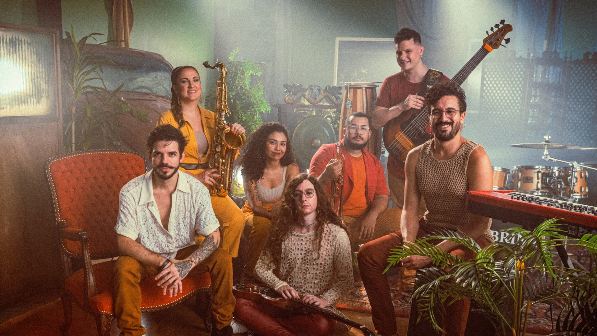 Foto promocional da banda Silibrina