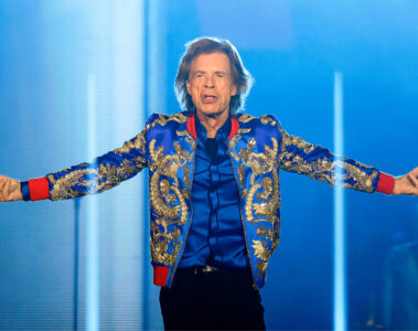 Mick Jagger durante apresentação ao vivo dos Rolling Stones