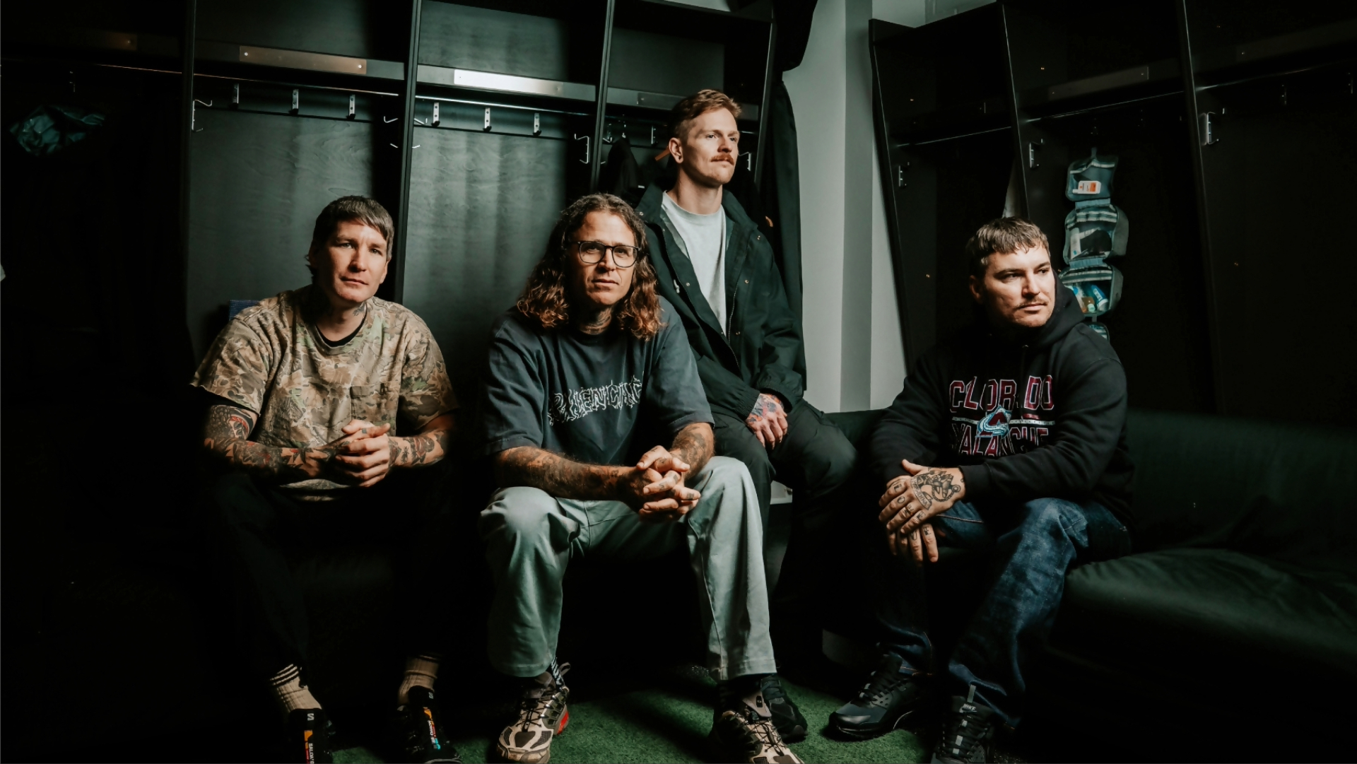 The Amity Affliction em foto promocional de 2026