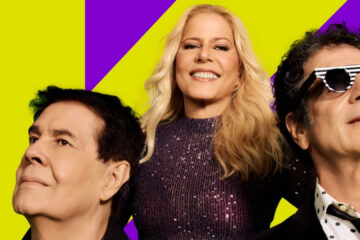 Paula Toller, George Israel e Bruno Fortunato em divulgação da turnê do Kid Abelha 2026