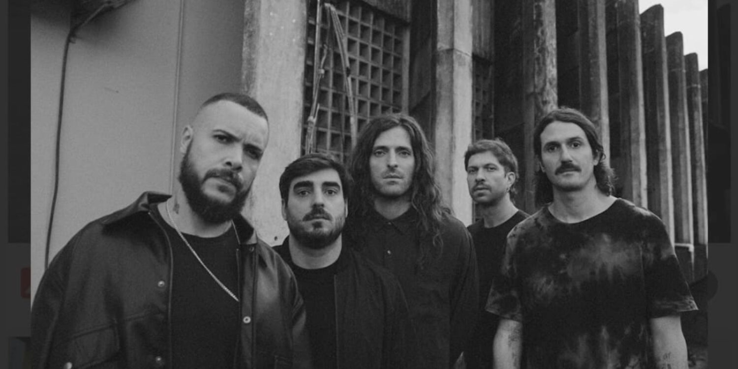 Integrantes do Rancore em foto promocional do álbum BRIO, marcando o retorno da banda após 15 anos sem disco de estúdio.