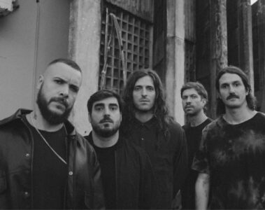 Integrantes do Rancore em foto promocional do álbum BRIO, marcando o retorno da banda após 15 anos sem disco de estúdio.