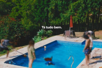 Arte promocional do EP Tá Tudo Bem, novo lançamento da banda paulistana NoiteSó pelo selo Downstage.