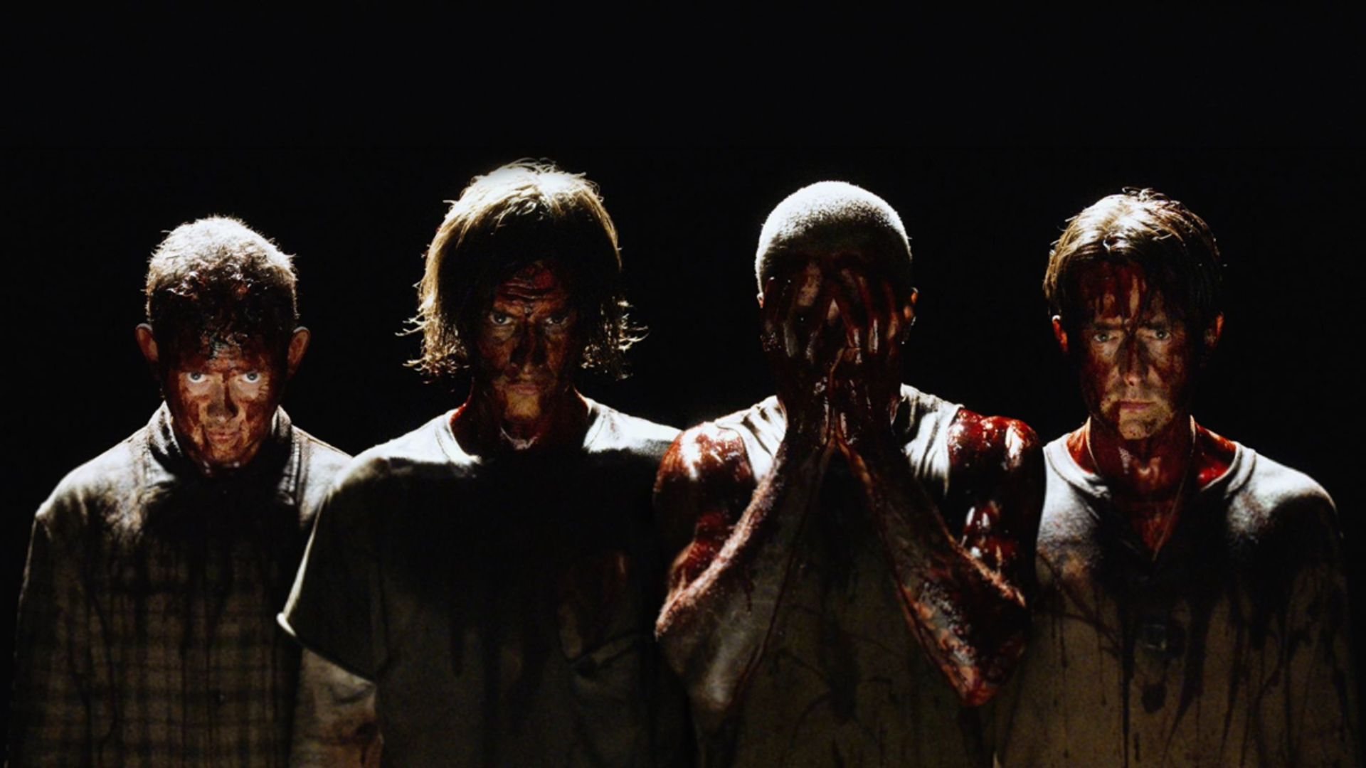 Integrantes do Bring Me the Horizon em imagem promocional da fase de Dehumanized e Count Your Blessings | Repented