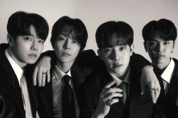 Integrantes da banda sul-coreana The Rose posam para ensaio promocional antes da turnê mundial ROSETOPIA.
