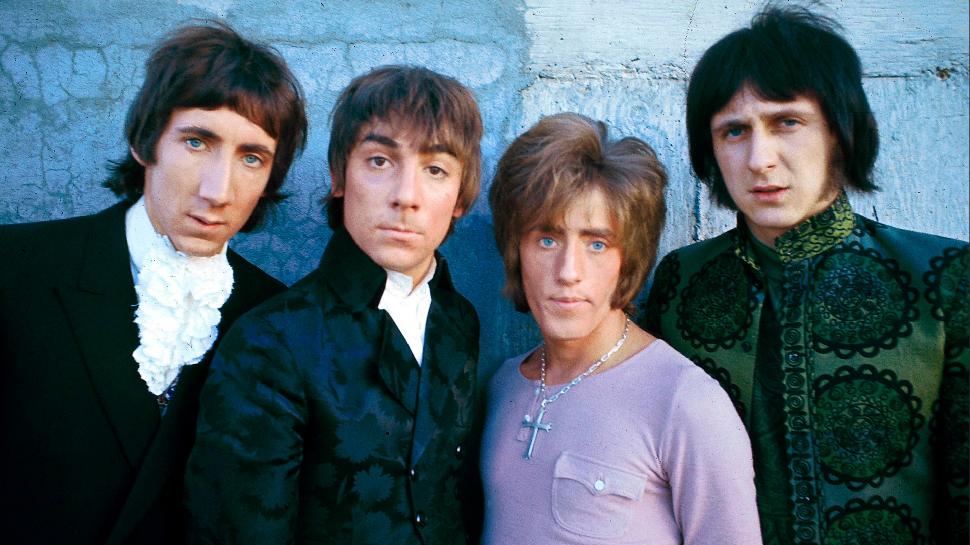 Integrantes do The Who em foto promocional da década de 1960, período de lançamento de My Generation.