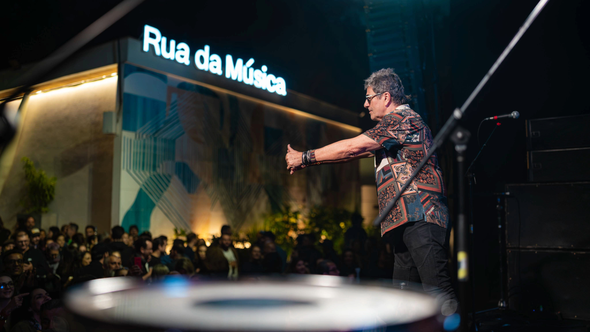 Apresentação na Rua da Música, no Parque Jaime Lerner, em Curitiba