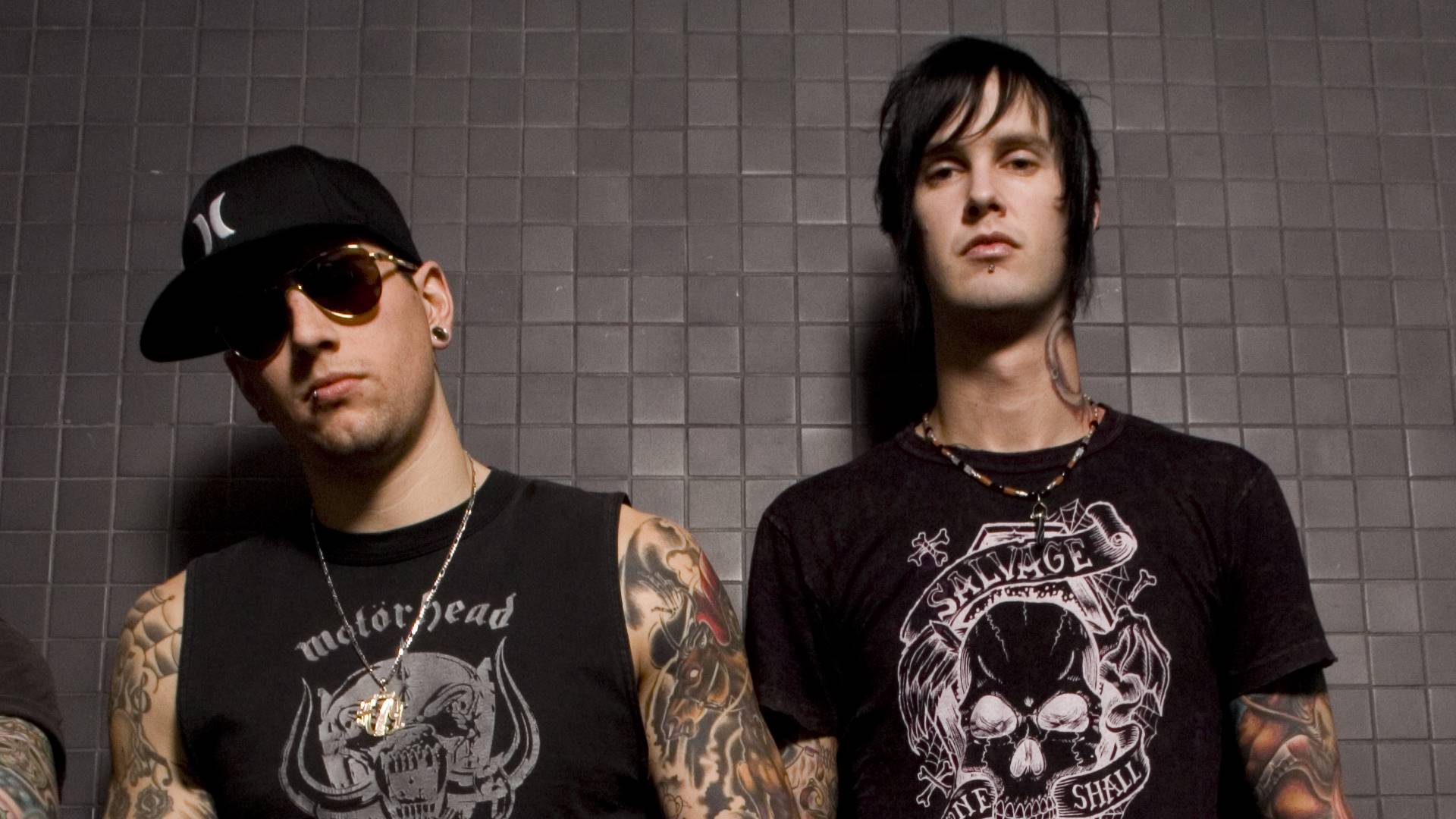 M. Shadows e The Rev, integrantes do Avenged Sevenfold