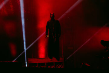 Tyler Joseph, do Twenty One Pilots, durante show no Palco Mundo do Rock in Rio 2026