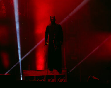 Tyler Joseph, do Twenty One Pilots, durante show no Palco Mundo do Rock in Rio 2026
