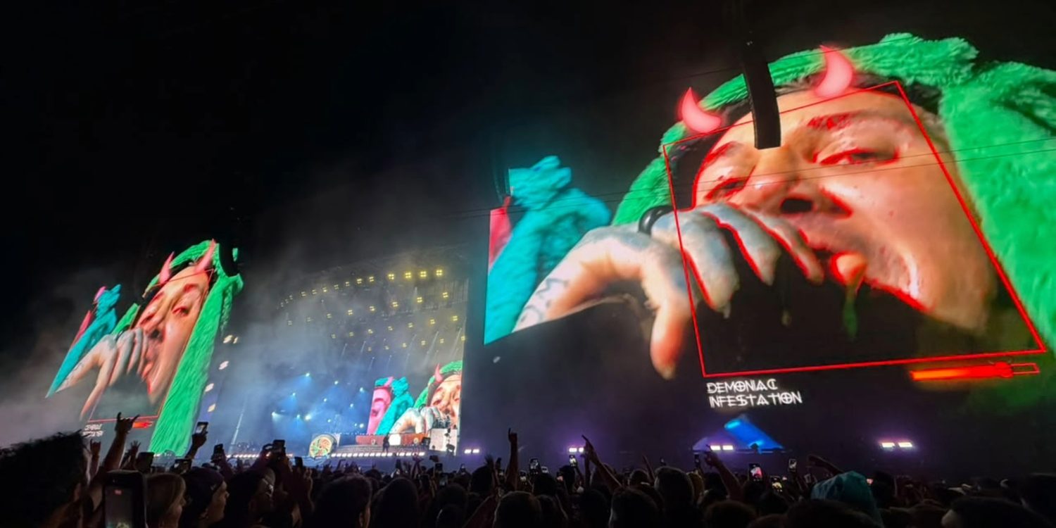 Bring Me The Horizon durante show no Palco Mundo do Rock in Rio 2026
