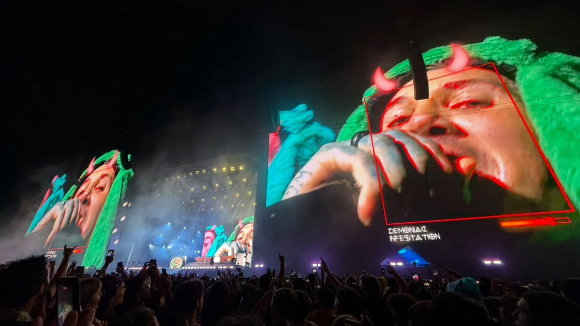 Bring Me The Horizon durante show no Palco Mundo do Rock in Rio 2026