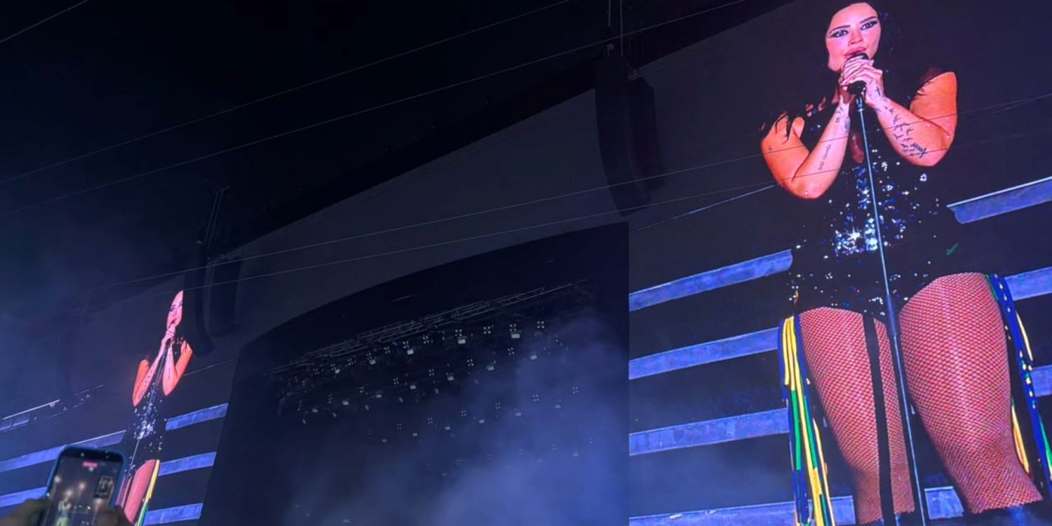 Demi Lovato se apresenta no Palco Mundo durante o Rock in Rio 2026
