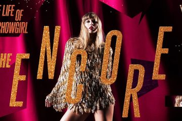 Arte de divulgação de The Life of a Showgirl: The Encore, de Taylor Swift