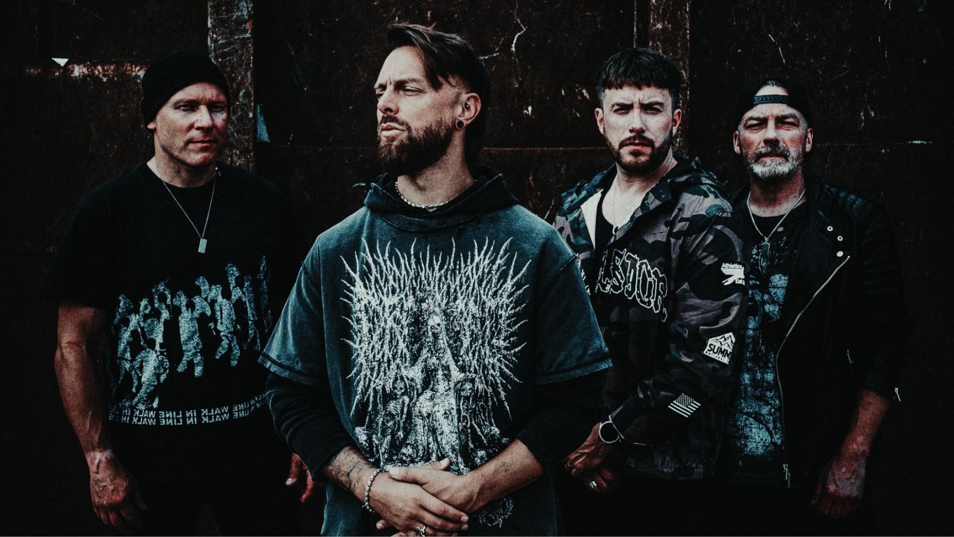 Integrantes do Bullet For My Valentine, banda que anunciou o álbum Social Apocalypse para 2027