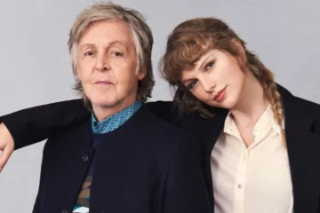 Paul McCartney e Taylor Swift juntos em foto promocional